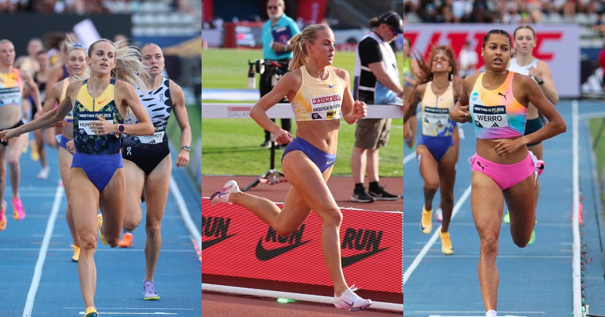 Audrey Werro, Keely Hodgkinson, Georgia Hunter Bell