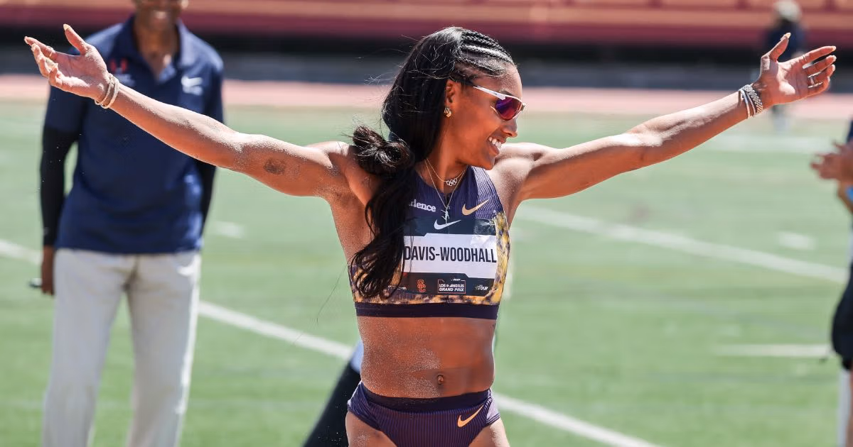 Tara Davis-Woodhall | Photo by Kevin Morris / @kevmofoto
