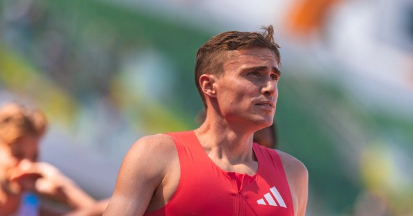 Josh Hoey at the 2025 U.S. Outdoor Track and Field Championships.