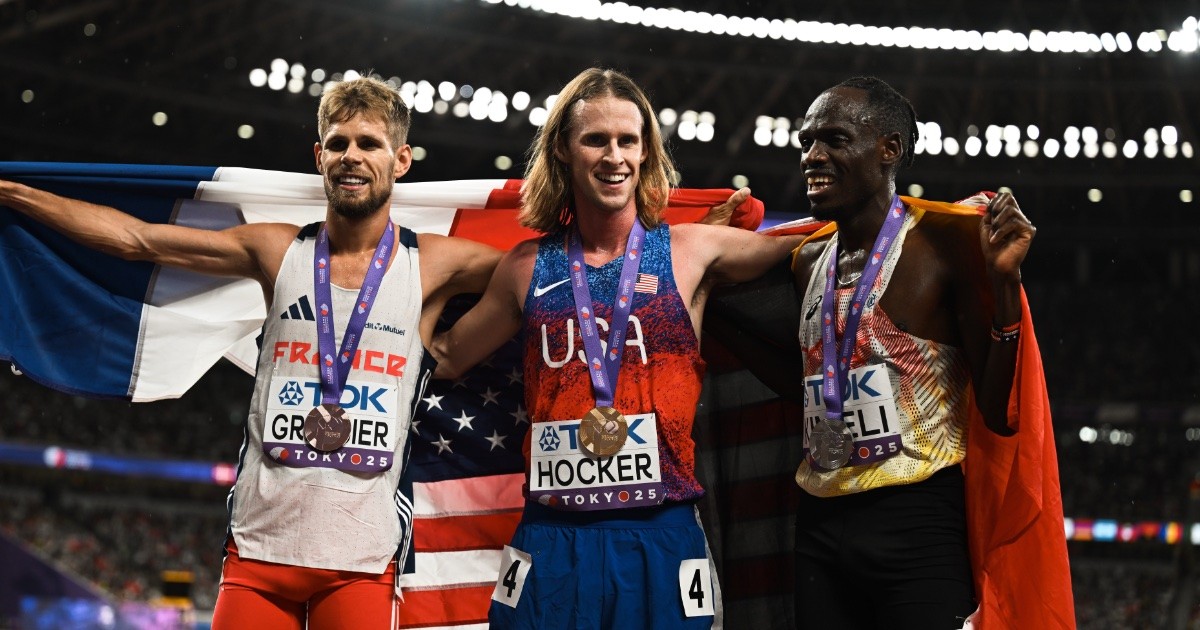 Jimmy Gressier, Cole Hocker, Isaac Kimeli