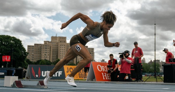 Sydney McLaughlin-Levrone is the first athlete to sign to GST.